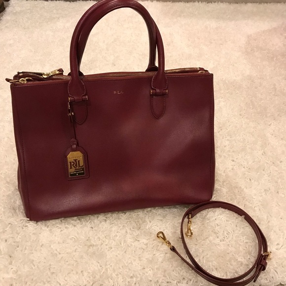 Deep red Lauren purse - Picture 2 of 8
